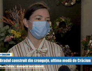 Bradul construit din crenguțe, ultima modă de Crăciun