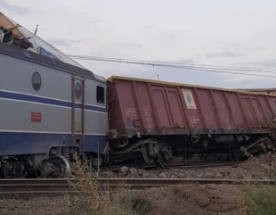 Haos pe șine, după un accident cu două marfare
