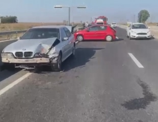 Accident în lanț la intrare în Constanța