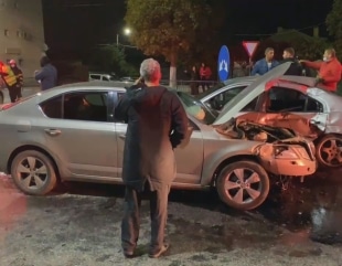 Accident spectaculos, la Ovidiu