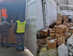 Ghirlande și coifuri de 400.000 lei, confiscate
