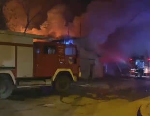 Intoxicați cu fum în urma unui incendiu