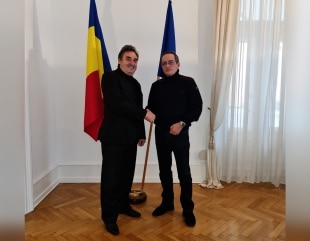 Mihai Lupu, dialog cu Ambasadorul României la Strasbourg