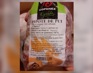 Pipote cu salmonella, găsite la Constanța