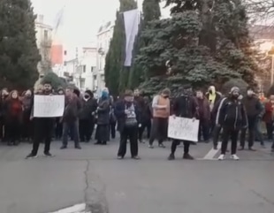 Protest împotriva certificatului verde