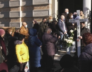 Mihaela Galani a fost înmormântată