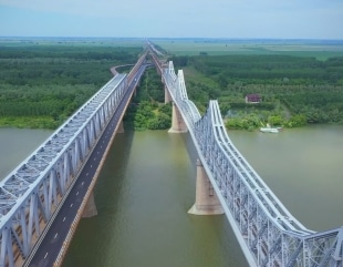 Reîncep lucrările de reabilitare a Podului peste brațul Borcea, de pe A2