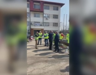Protest pentru demiterea șefului Poliției Mangalia