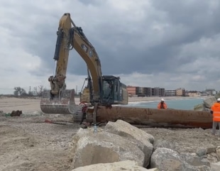 O nouă plajă pe litoral