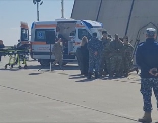 Soldat american prăbușit în timpul unei ceremonii NATO