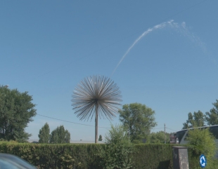 Fântâna, devenită spălătorie auto