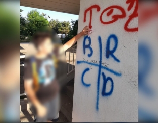 Amendat pentru graffiti, la 13 ani
