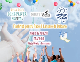 FlashMob pentru Pace și ateliere gratuite pentru copii în Piața Ovidiu, în acest weekend