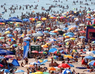 Eforie Nord, cea mai aglomerată stațiune de la mare