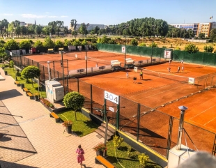 Spectacol la turneul de tenis de la Constanța