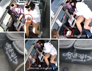 Mai mulți tineri au vandalizat un autobuz al CT BUS
