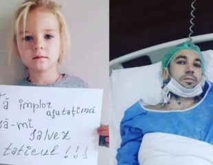 ,,Vă implor, ajutați-mă să îmi salvez tăticul!” – mesajul unei fetițe de 8 ani, cu un tată bolnav de leucemie
