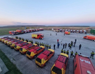 Convoiul cu ajutoare pentru Ucraina a plecat spre Suceava
