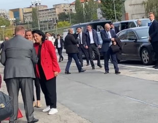Președintele Georgiei, vizită oficială în Portul Constanța