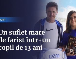 Un suflet mare de farist într-un copil de 13 ani