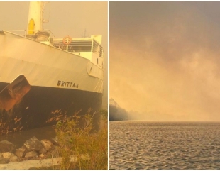 Incident naval în Delta Dunării
