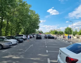 Liber la parcare, în Mamaia