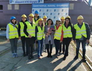Cea mai mare navă de cercetare de pe apele curgătoare interioare din Europa a fost lansată la apă în Giurgiu