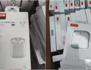 Căști și încărcătoare de peste 2 milioane lei, confiscate