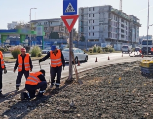 Un nou tronson al bulevardului Mamaia a intrat în reabilitare