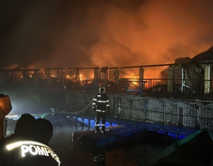 Incendiu devastator la o pensiune din Delta Dunării