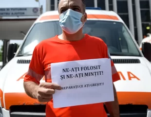 Protest la Ambulanță pe termen nedeterminat