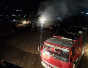 Incendiu violent la Tulcea