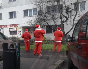 Colindători pe străzile Constanței