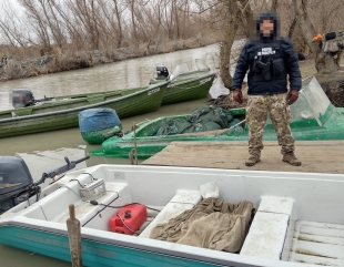 Motor de barcă căutat în Suedia, găsit în Delta Dunării
