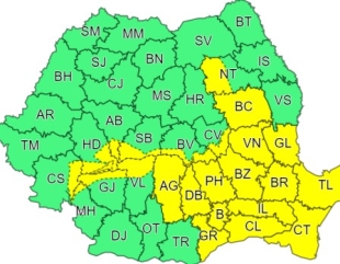 Constanța și Tulcea, sub cod galben de ninsoare