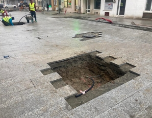 Au început lucrările pe strada Ștefan cel Mare