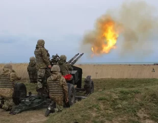 Exerciții de război, la Capu Midia