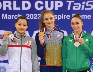 Sabrina Voinea, de două ori aur la Doha