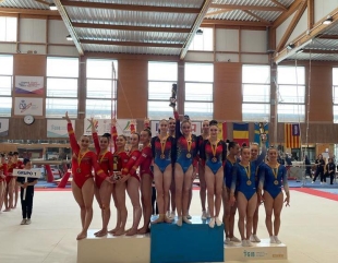 Gimnastele românce pe podium în Palma de Mallorca