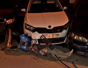 Bărbatul care a lovit șase mașini, bun de plată