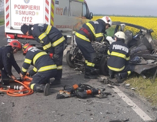 Accident mortal pe DN38