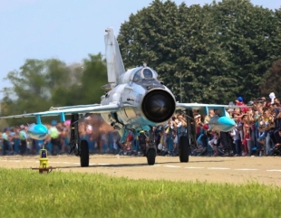 Ceremonie de retragere pentru MiG-21 Lancer