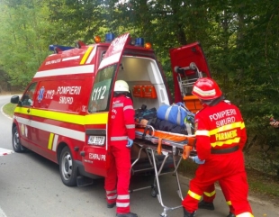 Un bărbat a murit prins sub o balotieră
