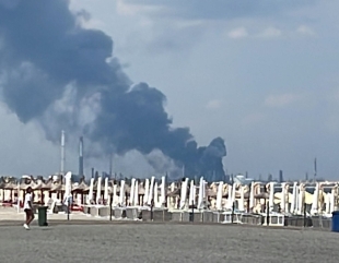 VIDEO. Incendiu de proporții la Petromidia