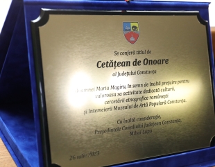 Maria Magiru și Vasile Gherghilescu, cetățeni de onoare ai județului Constanța