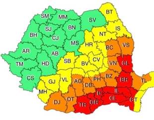 Cod roșu de caniculă, în județul Constanța