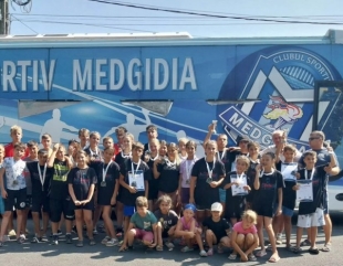 Sportivii de la CS Medgidia pe podium