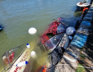 Incident de navigație, la Sulina. Trei ambarcațiuni s-au scufundat, iar alte două au fost avariate