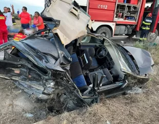 Accident mortal în apropiere de Mihail Kogălniceanu. Un copilaș pe 4 ani și-a pierdut viața, fratele lui mai mare este la spital