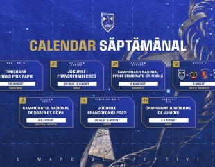 Vezi calendarul competițiilor la care participă sportivii legitimați la CSM Constanța